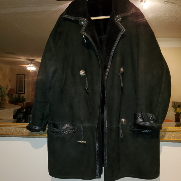 Versace Other - Versace vintage black sherling